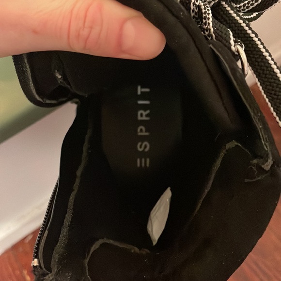 Esprit chunky heels lace up boots - Picture 5 of 6